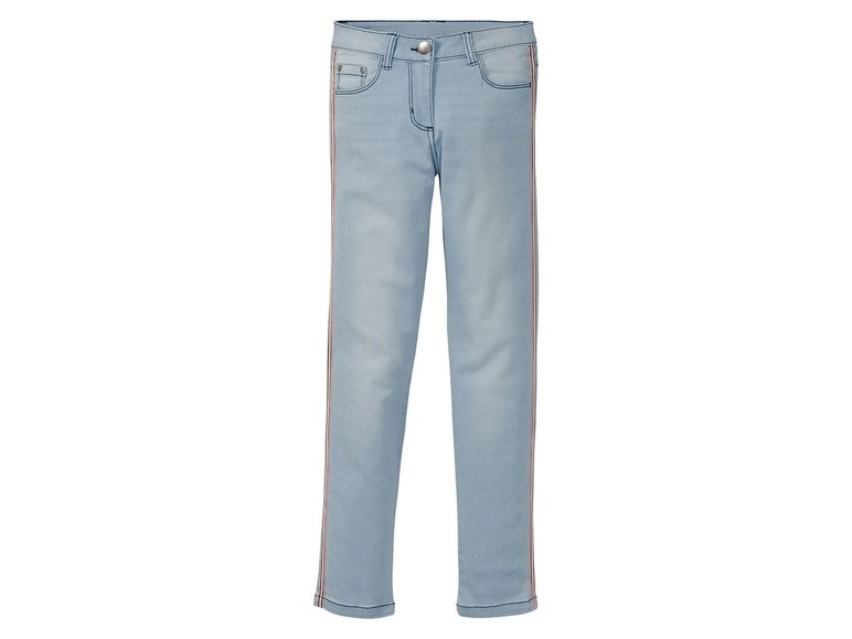 Gehe zu Vollbildansicht: PEPPERTS® Jeans Mädchen, Skinny Fit, 5-Pocket-Style, mit weitenverstellbarem Bund - Bild 5