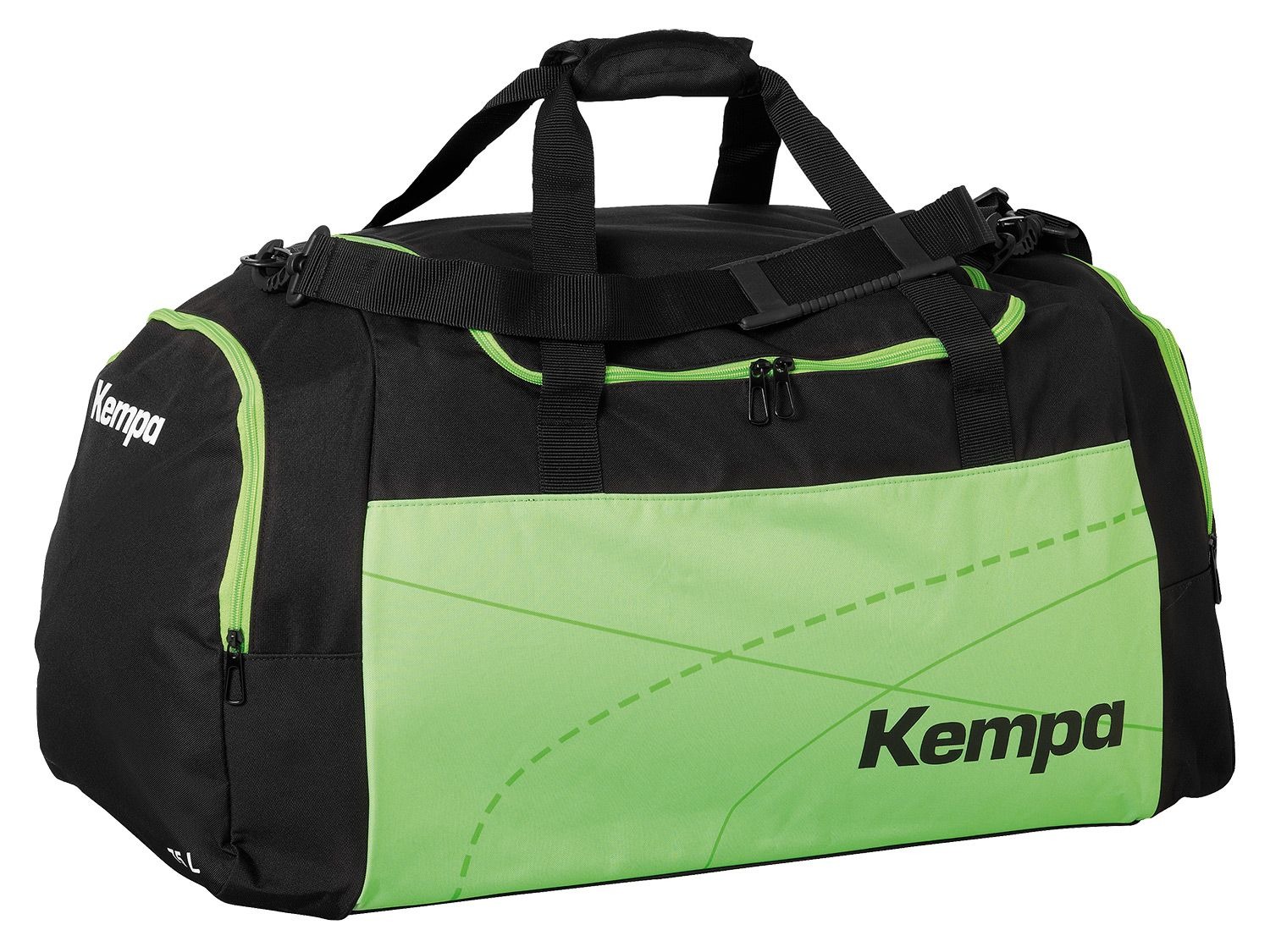 MIJI Twist Bag – Wasserdichte Sporttasche Mit 14 Liter Volumen, Kordelzug & Reißverschlussfach, Schwarz