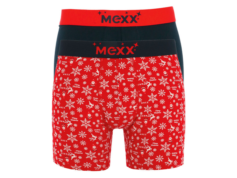 Gehe zu Vollbildansicht: MEXX Herren Boxer Weihnachten, mit Baumwolle - Bild 1