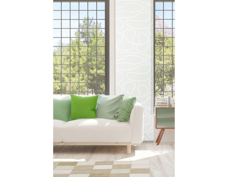 Gehe zu Vollbildansicht: mydeco Schiebevorhang »Move«, 60 x 300 cm, halbtransparent, modern und leicht - Bild 4