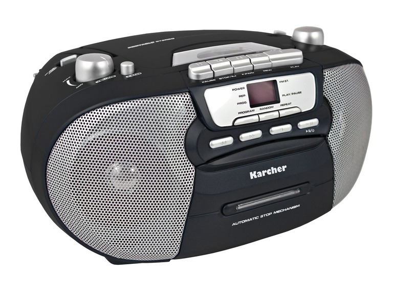 Gehe zu Vollbildansicht: Karcher RR 5040 Oberon tragbares Radio mit CD-Player - MW / UKW - Kassette - Bild 3