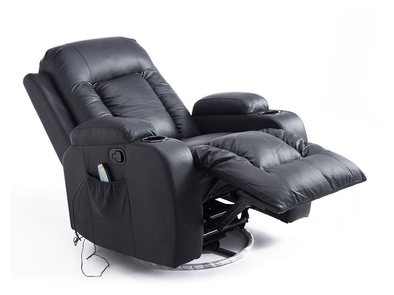 Gehe zu Vollbildansicht: HOMCOM TV Sessel mit Massage und Wärmefunktion - schwarz - Bild 4