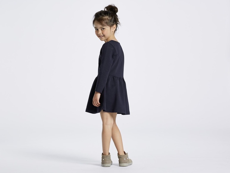 Gehe zu Vollbildansicht: LUPILU® Kleider Mädchen, French-Terry-Qualität, mit Bio-Baumwolle, 2 Stück - Bild 12