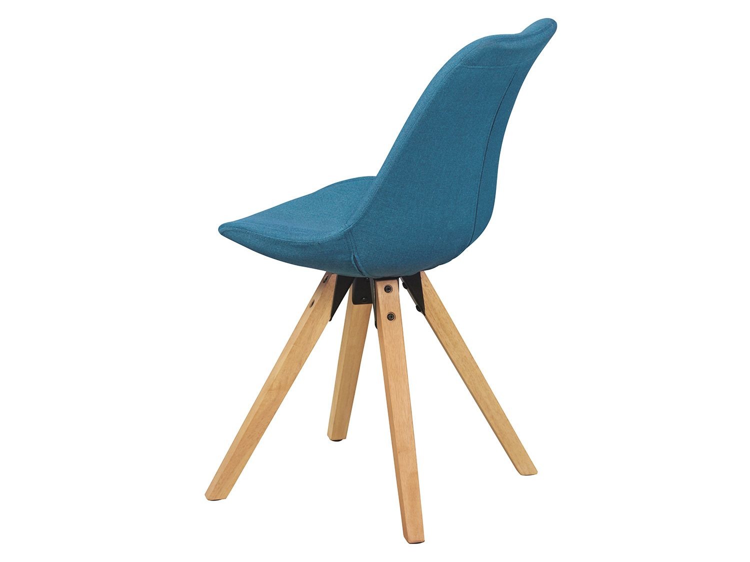 Wohnling Esszimmerstuhl »Skandi«, 2 Stück, Retro-Design, Holzbeine