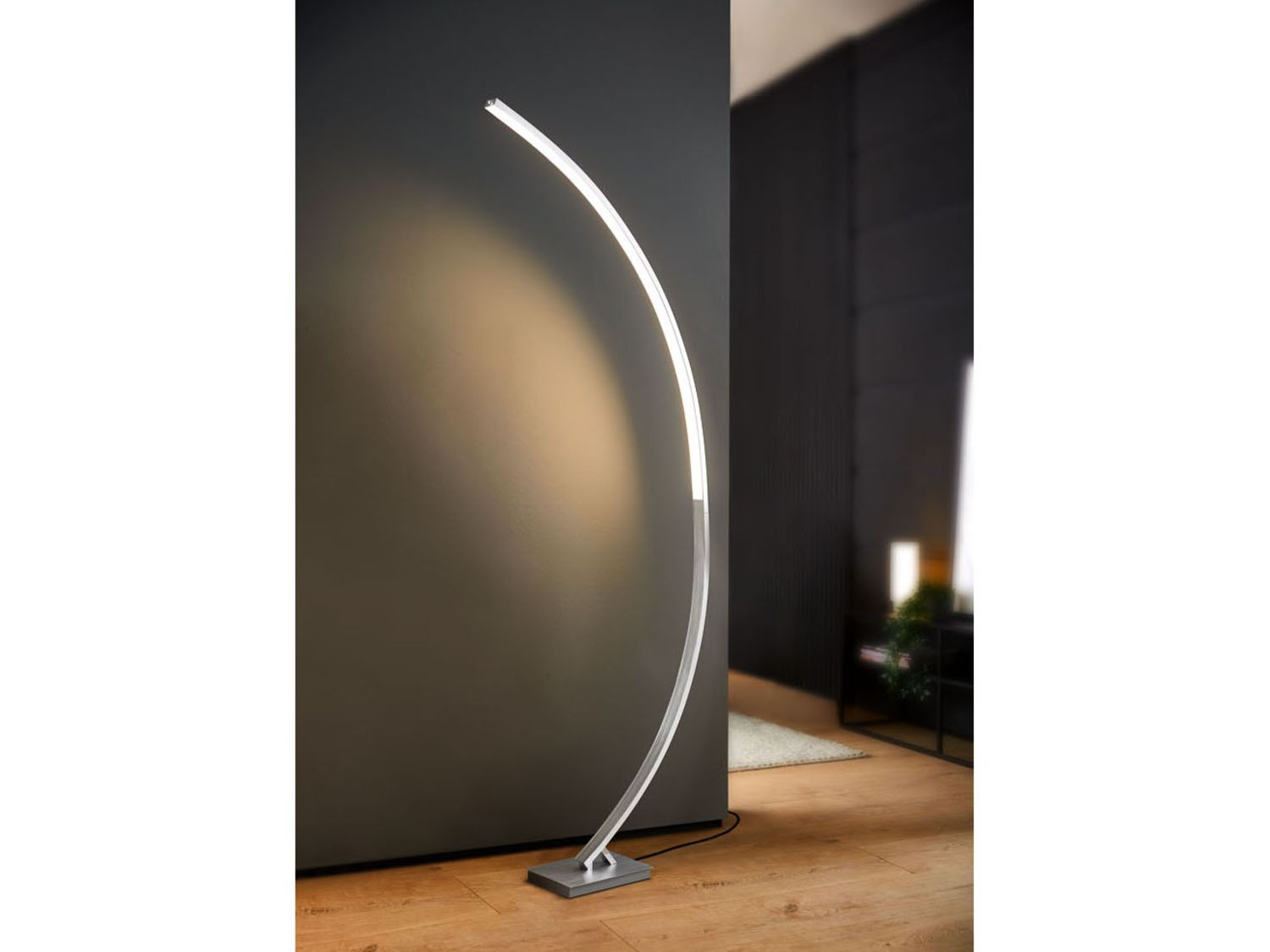 LIVARNO LUX® LED-Bogenleuchte, dimmbar, aus Aluminium - Lidl.de
