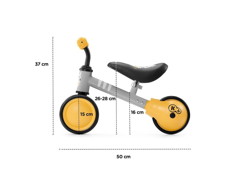 Gehe zu Vollbildansicht: Kinderkraft Laufrad »Cutie«, Tretauto, Mini-Bike, 2 Vorderräder, sichere Konstruktion - Bild 7