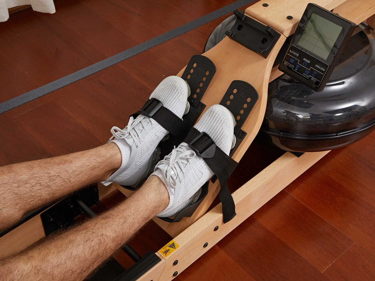 Gehe zu Vollbildansicht: body coach Wasser-Rudergerät aus Holz faltbar - Bild 6