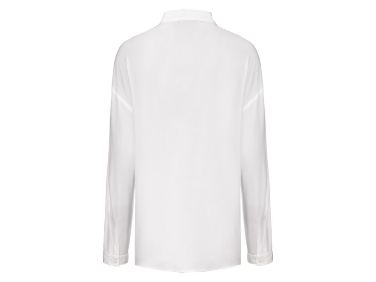 Gehe zu Vollbildansicht: ESMARA® Bluse Damen, klassischer Hemdblusenkragen, aus reiner Viskose - Bild 4
