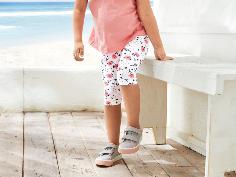 Gehe zu Vollbildansicht: LUPILU® Kleinkinder Capri-Leggings Mädchen, 2 Stück - Bild 17