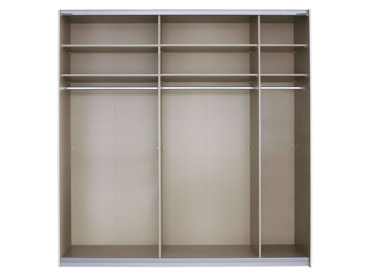 rauch ORANGE Schwebetürenschrank »Quadra«, mit Glas - Lidl.de