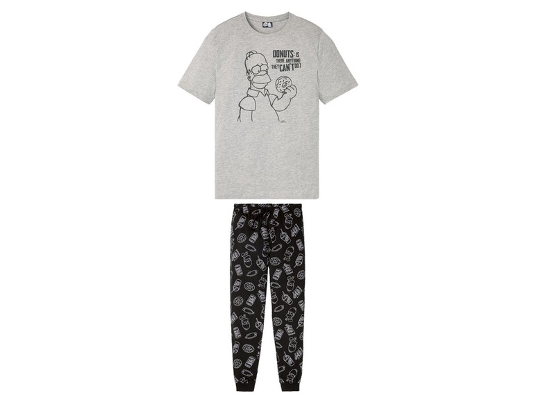 Gehe zu Vollbildansicht: LIVERGY® Pyjama Herren, mit Gummizugbund, mit Baumwolle - Bild 2