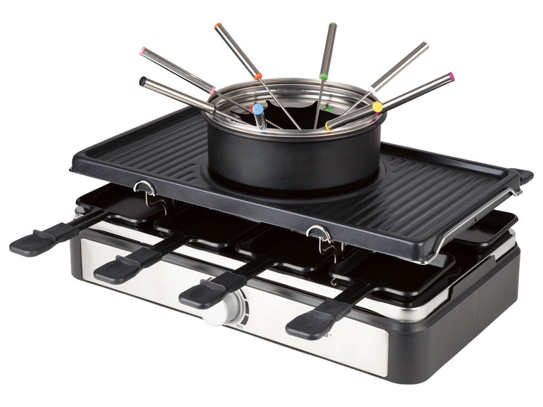 SILVERCREST raclette with fondue »SRGF 1400 A1« Power 1400 W Capacity
