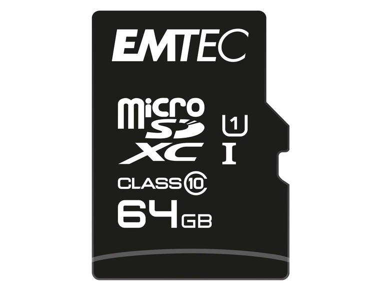 Gehe zu Vollbildansicht: Emtec microSDXC UHS1 U1 EliteGold Speicherkarte - Bild 2