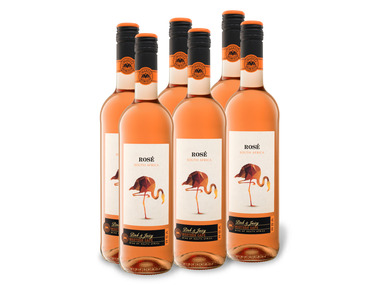 6 x 0,75-l-Flasche Weinpaket CIMAROSA Südafrika Rosé halbtrocken, Roséwein