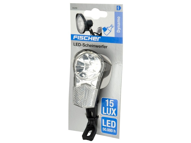 Gehe zu Vollbildansicht: FISCHER Dynamo LED-Scheinwerfer 15 Lux - Bild 3