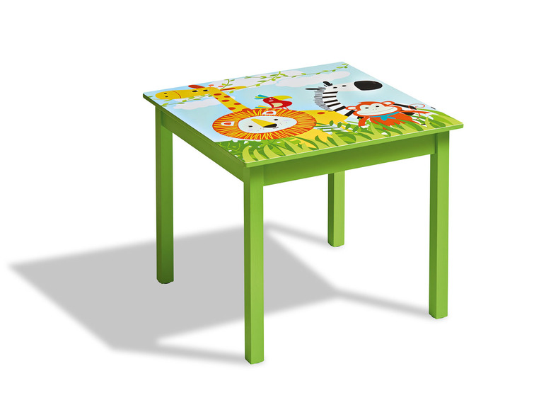 Gehe zu Vollbildansicht: Livarno Home Kinder Tisch mit 2 Stühlen, mit Safari-Motiven - Bild 5