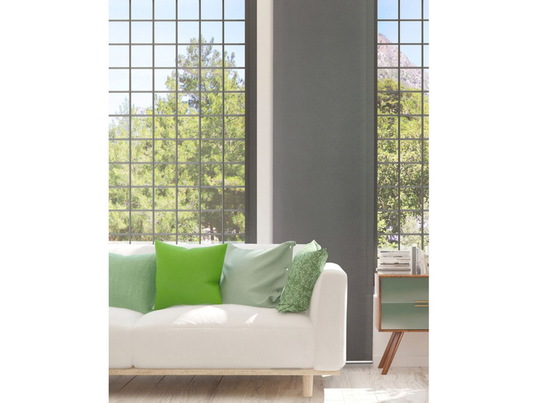 Gehe zu Vollbildansicht: mydeco Schiebevorhang »Basic«, 60 x 300 cm, halbtransparent, modern und leicht - Bild 17