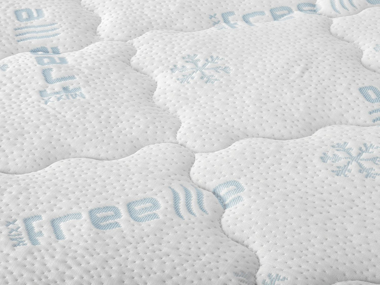 Gehe zu Vollbildansicht: MERADISO® Matratzenauflage »Freeze«, 95 x 200 cm, mit Sommer- und Winterseite, waschbar - Bild 3