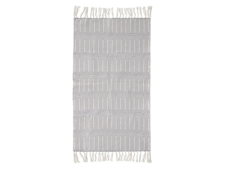 Gehe zu Vollbildansicht: MERADISO® Wendeteppich, 67 x 120 cm, aus reiner Baumwolle - Bild 3