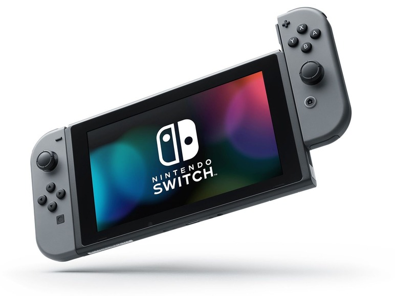 Gehe zu Vollbildansicht: Nintendo Switch Konsole Grau - Bild 6
