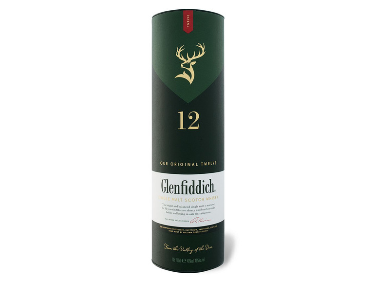 Gehe zu Vollbildansicht: Glenfiddich Signature Speyside Single Malt Scotch Whisky 12 Jahre mit Geschenkbox 40% Vol - Bild 3