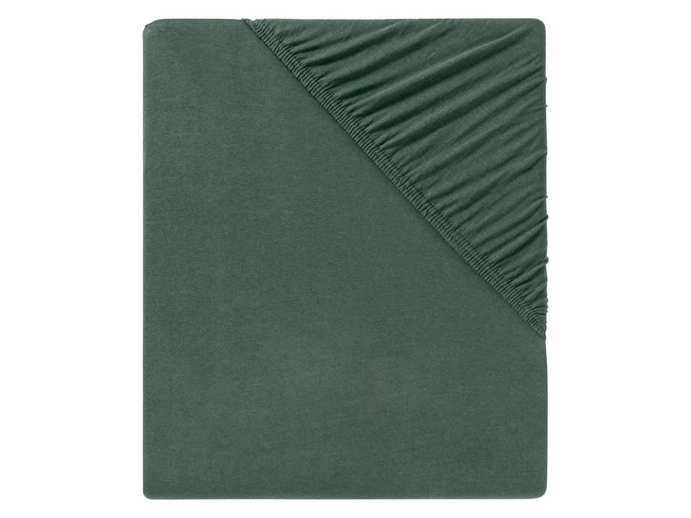 Gehe zu Vollbildansicht: MERADISO® Jersey Spannbettlaken, 180-200 x 200 cm, einlaufsicher, mit Baumwolle - Bild 7