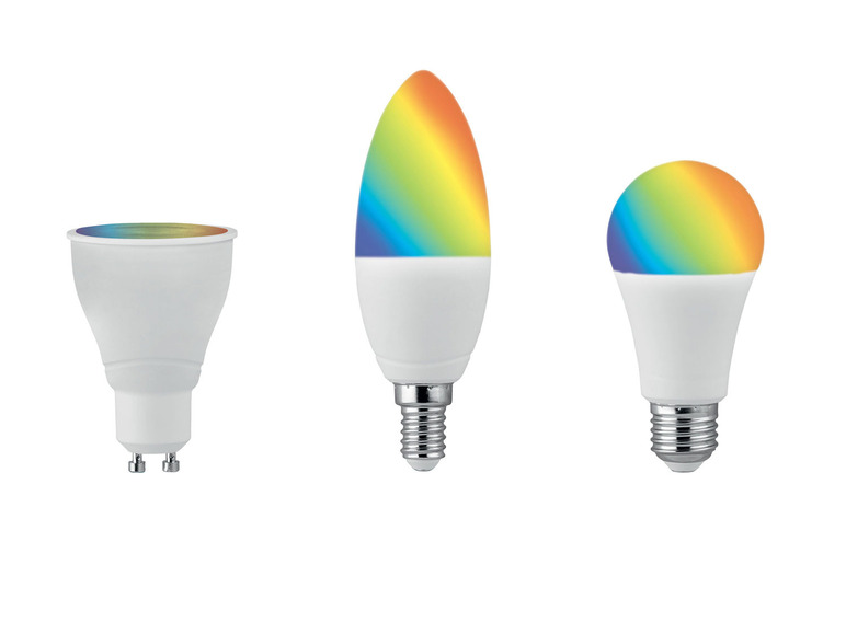 Gehe zu Vollbildansicht: Livarno Home Leuchtmittel RGB, für Zigbee Smart Home, GU10, E14, E27 - Bild 1