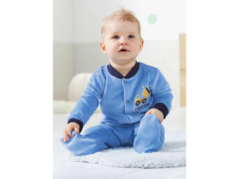 Gehe zu Vollbildansicht: LUPILU® Baby Jungen Schlafoverall Nicki, mit Bio-Baumwolle - Bild 8