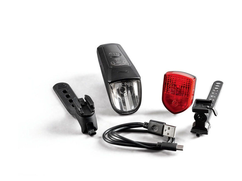 Gehe zu Vollbildansicht: CRIVIT® Fahrradleuchtenset, LED, selbstabblendend - Bild 4