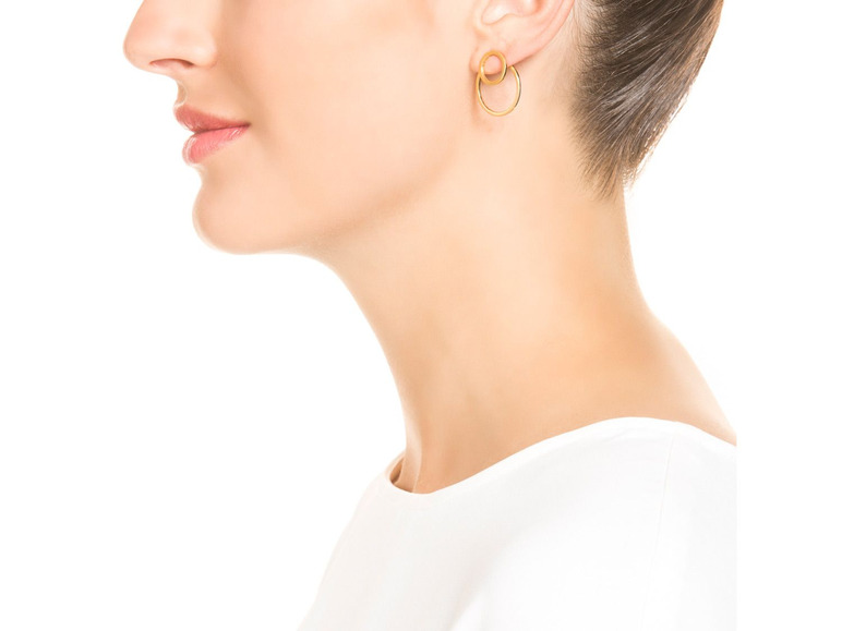 Gehe zu Vollbildansicht: Heideman Circle Ohrringe Damen aus Edelstahl - Bild 8