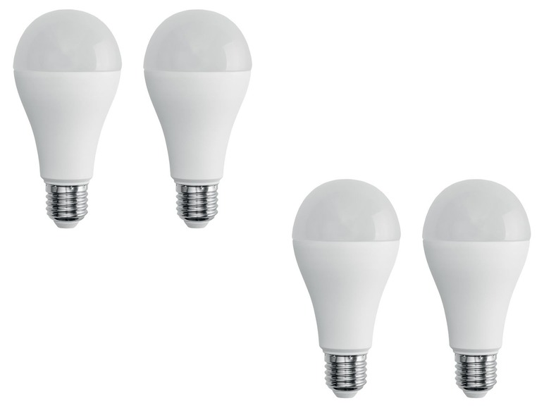 Gehe zu Vollbildansicht: LIVARNO LUX® Leuchtmittel, LED, 2 Stück, dimmbar, warmweißes Licht, 16 Watt Leistung - Bild 1