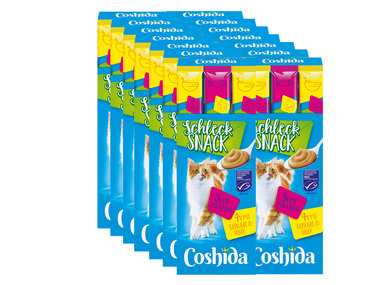 COSHIDA Katzen Schleck-Snack verschiedene Sorten, 14 x 112 g