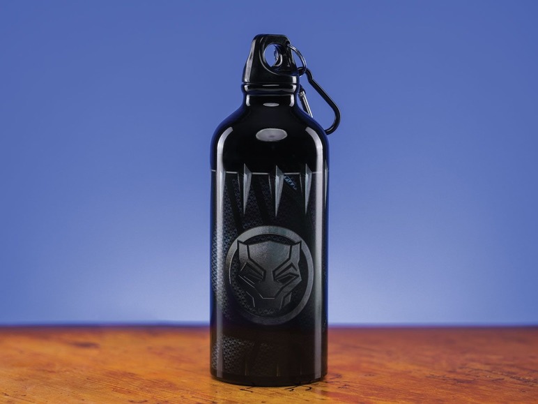 Gehe zu Vollbildansicht: Paladone Black Panther Metal Water Bottle - Bild 2