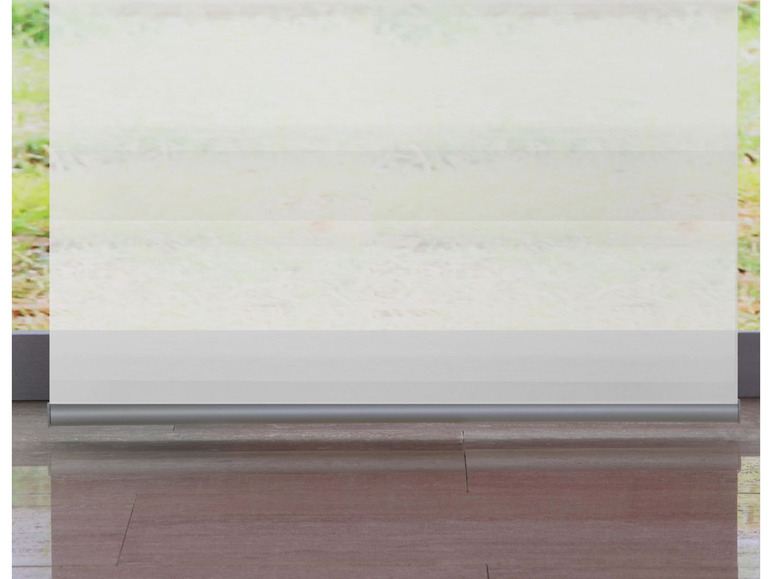 Gehe zu Vollbildansicht: mydeco Schiebevorhang »Space«, 60 x 300 cm, weiss, halbtransparent, modern und leicht - Bild 6