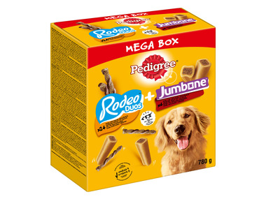 Pedigree Snacks Mega Box Rodeo & Jumbone, 780 g