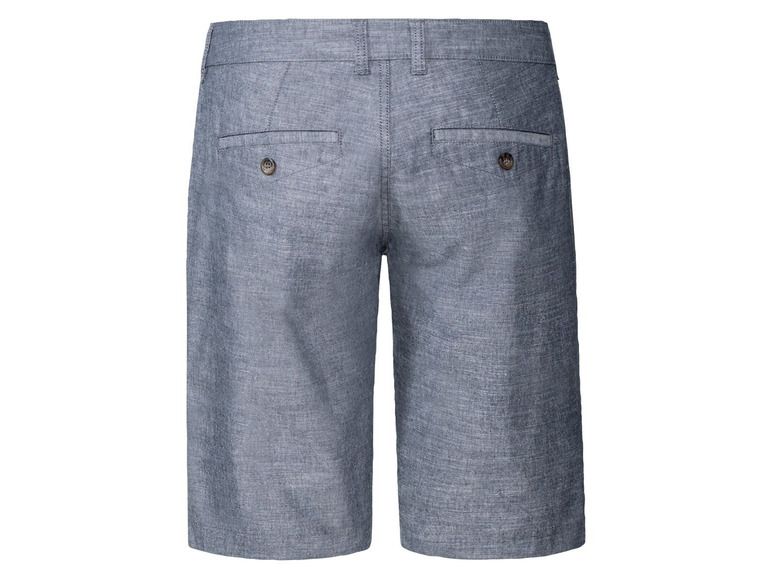 Gehe zu Vollbildansicht: LIVERGY® Shorts Herren, mit Reißverschluss, aus Baumwolle und Elasthan - Bild 4