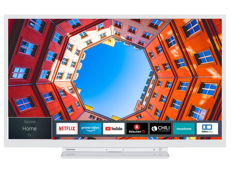 Gehe zu Vollbildansicht: TOSHIBA 24 Zoll Fernseher (HD ready, Smart TV inkl. Prime Video / Netflix, Bluetooth, WLAN, Triple Tuner) - Bild 6