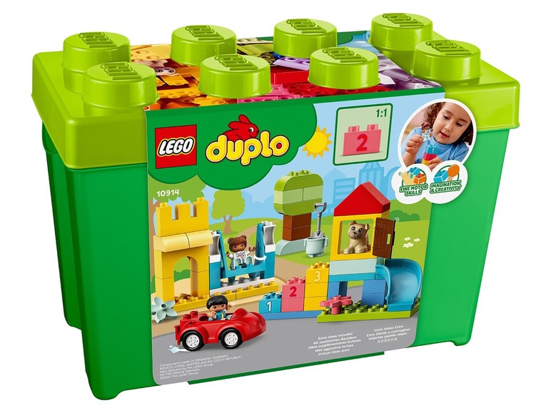 Gehe zu Vollbildansicht: LEGO® DUPLO® 10914 »LEGO® DUPLO® Deluxe Steinebox« - Bild 2