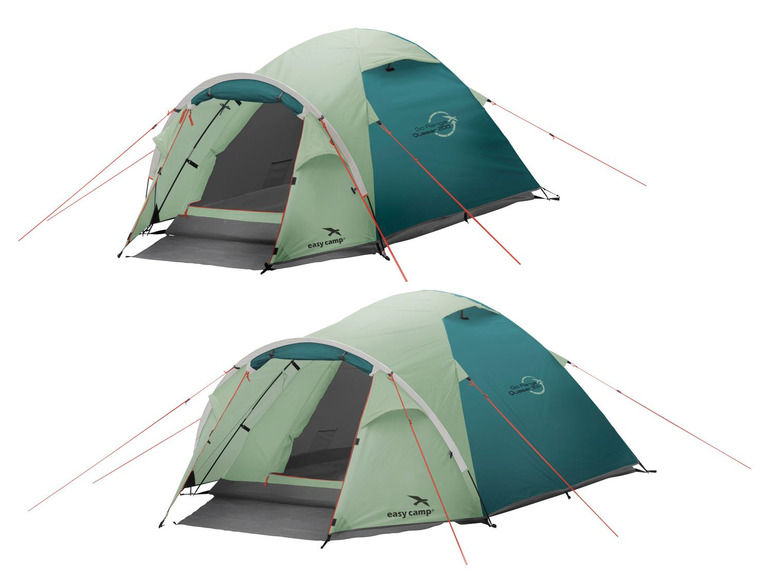 Gehe zu Vollbildansicht: Easy Camp Zelt »Quasar Teal Green«, für 2 oder 3 Personen, Innenzelt, geschützter Vorraum - Bild 1