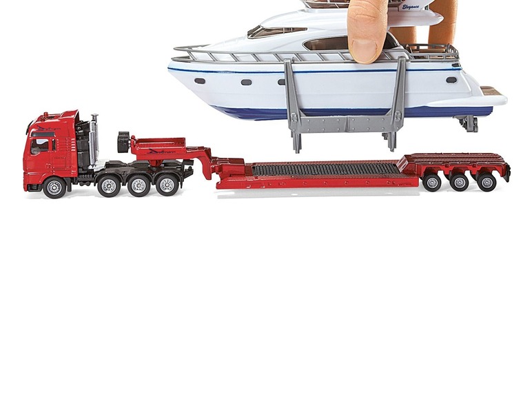 siku 1849 Schwertransport mit Yacht, im Maßstab 1:87, ab 3 Jahren - Lidl.de