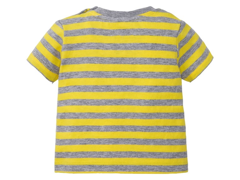 Gehe zu Vollbildansicht: LUPILU® Baby T-Shirt Jungen, 2 Stück, mit Schulterknöpfung, aus reiner Baumwolle - Bild 19