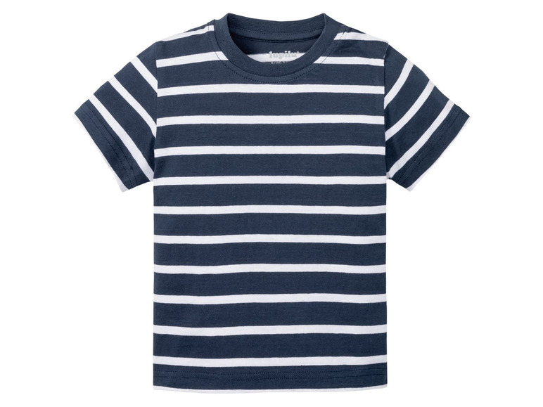 Gehe zu Vollbildansicht: LUPILU® Kleinkinder Jungen T-Shirts, 3 Stück, mit Bio-Baumwolle - Bild 2