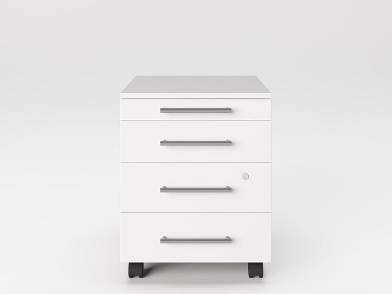 Gehe zu Vollbildansicht: Phoenix Neo SET Tisch+Rollcontainer, im modernen Design - Bild 4