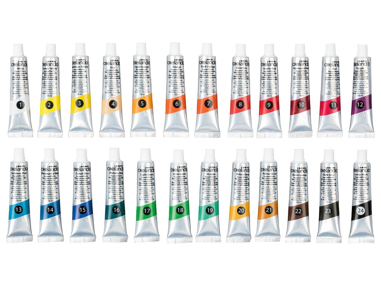 CRELANDO® Aquarellfarben - Lidl.de