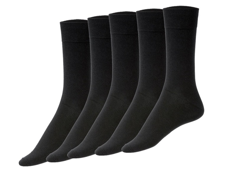 Gehe zu Vollbildansicht: LIVERGY® Socken Herren, 5 Paar, mit Baumwolle und Elasthan - Bild 6