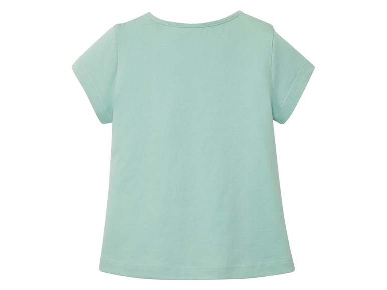 Gehe zu Vollbildansicht: LUPILU® Kleinkinder T-Shirts Mädchen, 2 Stück, aus Baumwolle - Bild 20