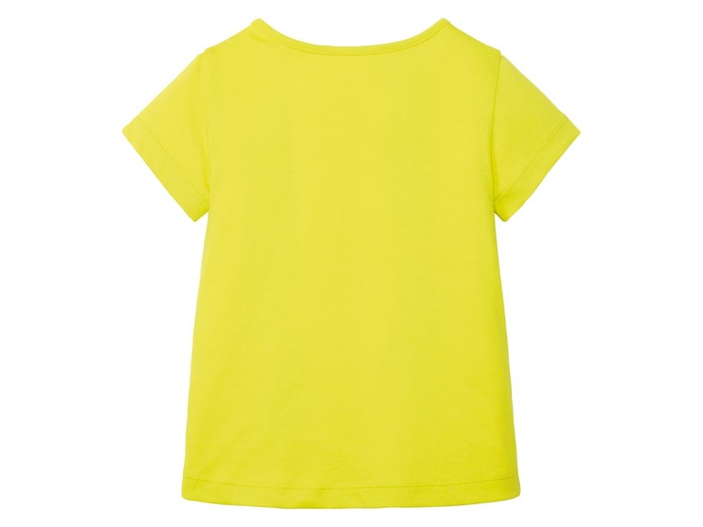 Gehe zu Vollbildansicht: LUPILU® Kleinkinder T-Shirts Mädchen, 2 Stück, aus Baumwolle - Bild 4