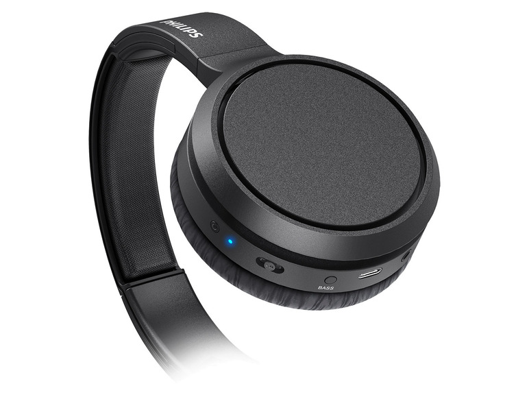 Gehe zu Vollbildansicht: PHILIPS Headband - Over-ear Headset mit Bluetooth TAH5205BK/00 - Bild 6