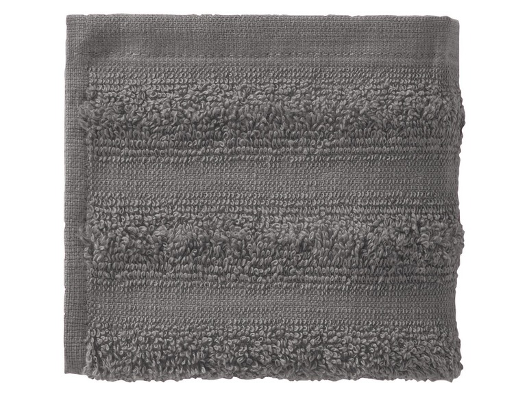 Gehe zu Vollbildansicht: MIOMARE® Frottier-Handtücher-Set, 6-teilig, mit Hoch-Tief-Struktur, aus reiner Baumwolle - Bild 31