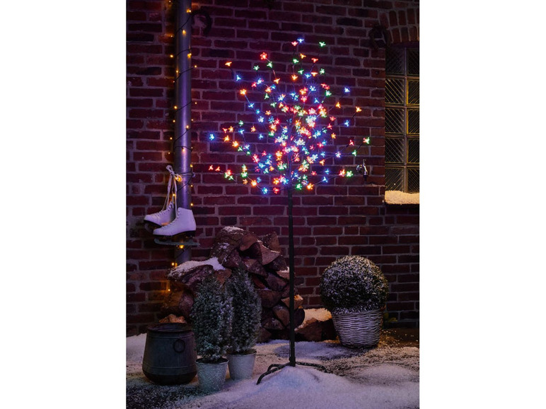 Gehe zu Vollbildansicht: MELINERA® LED-Baum, mit Standfuß, 6-Stunden-Timer - Bild 3